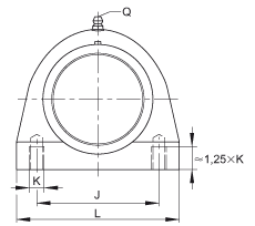 直立式軸承座單元 PSHE35-TV-FA125.5, 塑料軸承座,帶偏心鎖圈的外球面球軸承,帶 Corrotect? 涂層,P型密封 直立式軸承座單元 PSHE35-TV-FA125.5, 塑料軸承座,帶偏心鎖圈的外球面球軸承,帶 Corrotect? 涂層,P型密封