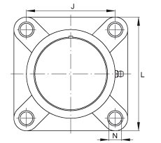 軸承座單元 RCJY40-TV-VA, 四孔塑料軸承座,內(nèi)圈帶平頭螺釘?shù)耐馇蛎媲蜉S承,耐腐蝕設(shè)計,R 型密封 軸承座單元 RCJY40-TV-VA, 四孔塑料軸承座,內(nèi)圈帶平頭螺釘?shù)耐馇蛎媲蜉S承,耐腐蝕設(shè)計,R 型密封