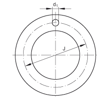 推力墊圈 EGW18-E40-B, 推力墊圈，免維護，帶銅襯